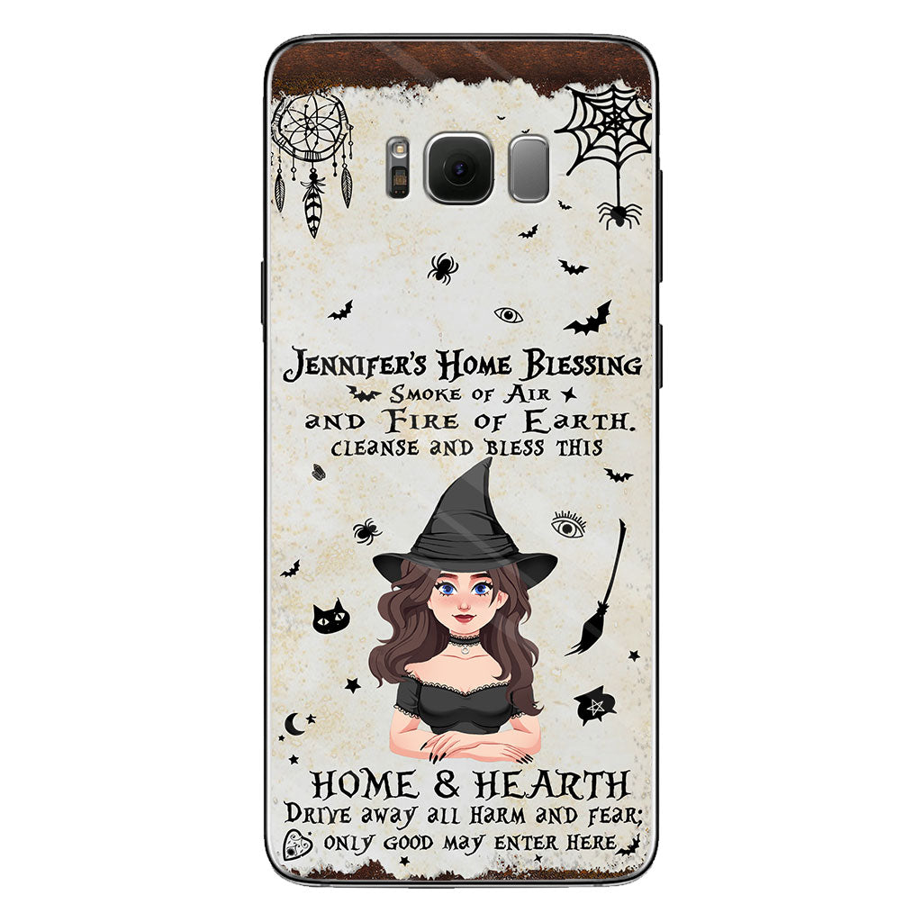 Bénédiction du foyer - Coque de téléphone personnalisée sorcière
