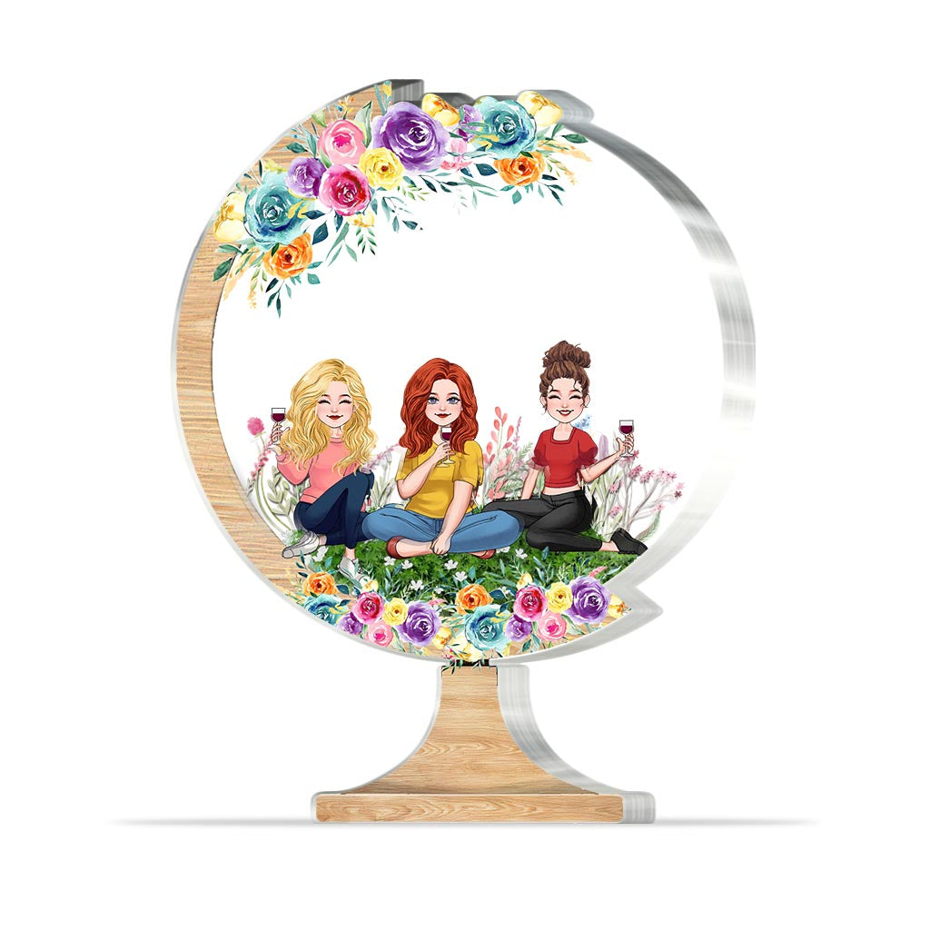 Tu rends le monde meilleur - Cadeau pour maman, grand-mère, fille, fils, petite-fille, petit-fils, papa, grand-père, tante, sœur, ami(e) - Plaque acrylique personnalisée.