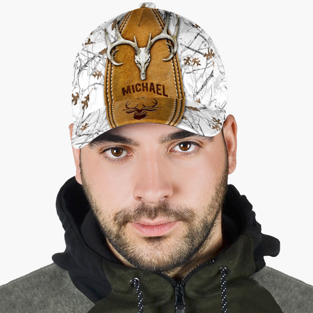 Casquette de chasse classique personnalisée avec crâne de cerf