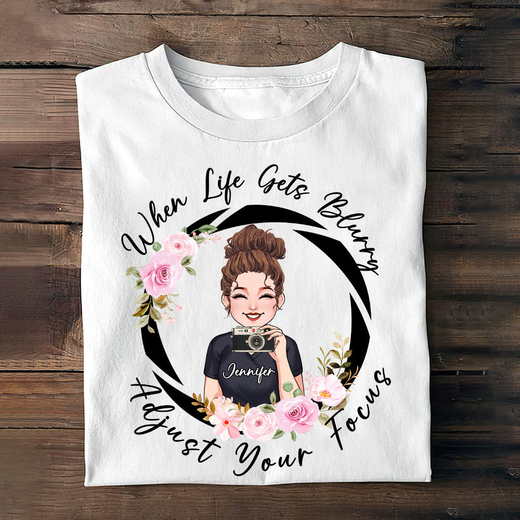 Ajustez votre mise au point - T-shirt et sweat à capuche personnalisés pour la photographie