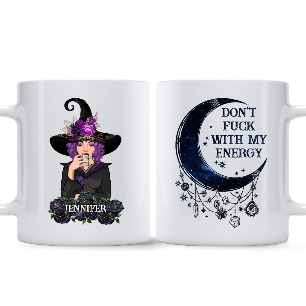 Ne touchez pas à mon énergie - Mug de sorcière personnalisé