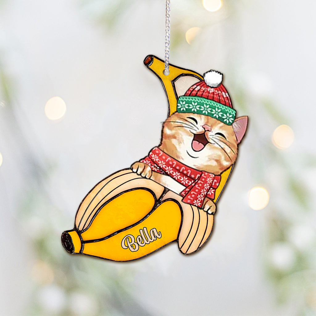 Little Cute Cat - Personalized Cat Ornament