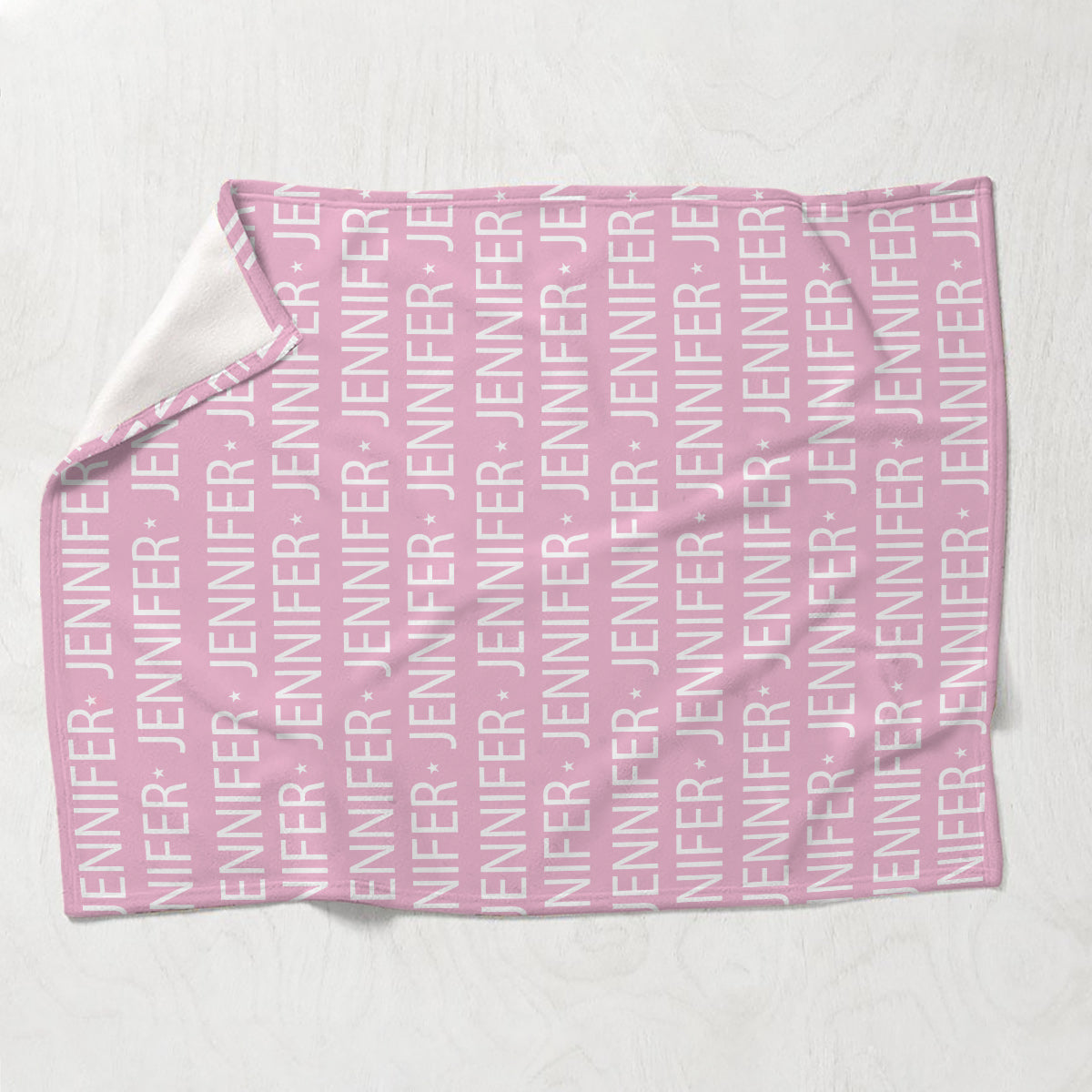 Couverture personnalisée avec nom - Cadeau pour petite-fille