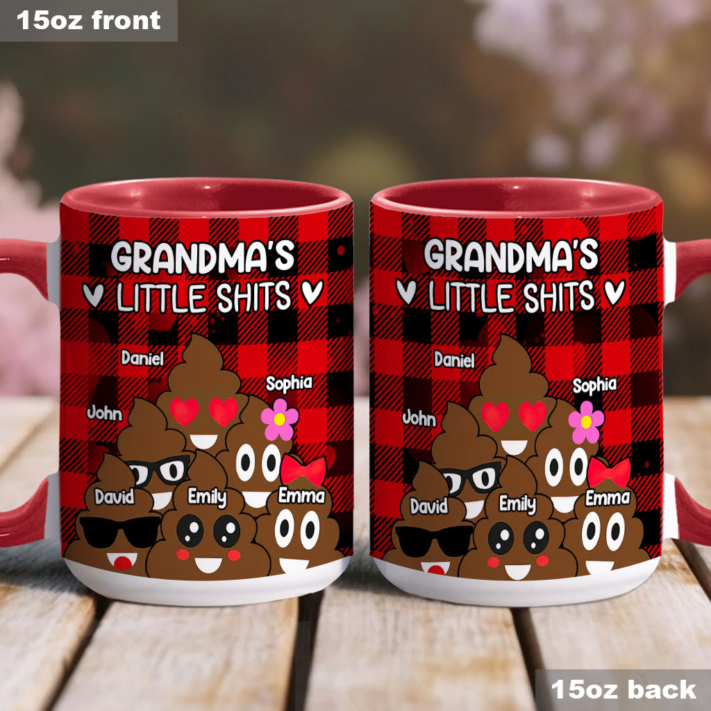 Les petits chéris de grand-mère/grand-père/papa/maman - Mug personnalisé