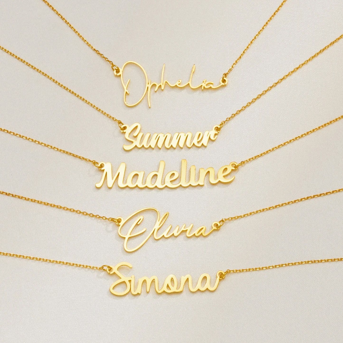Collier prénom personnalisé - Cadeau pour tante