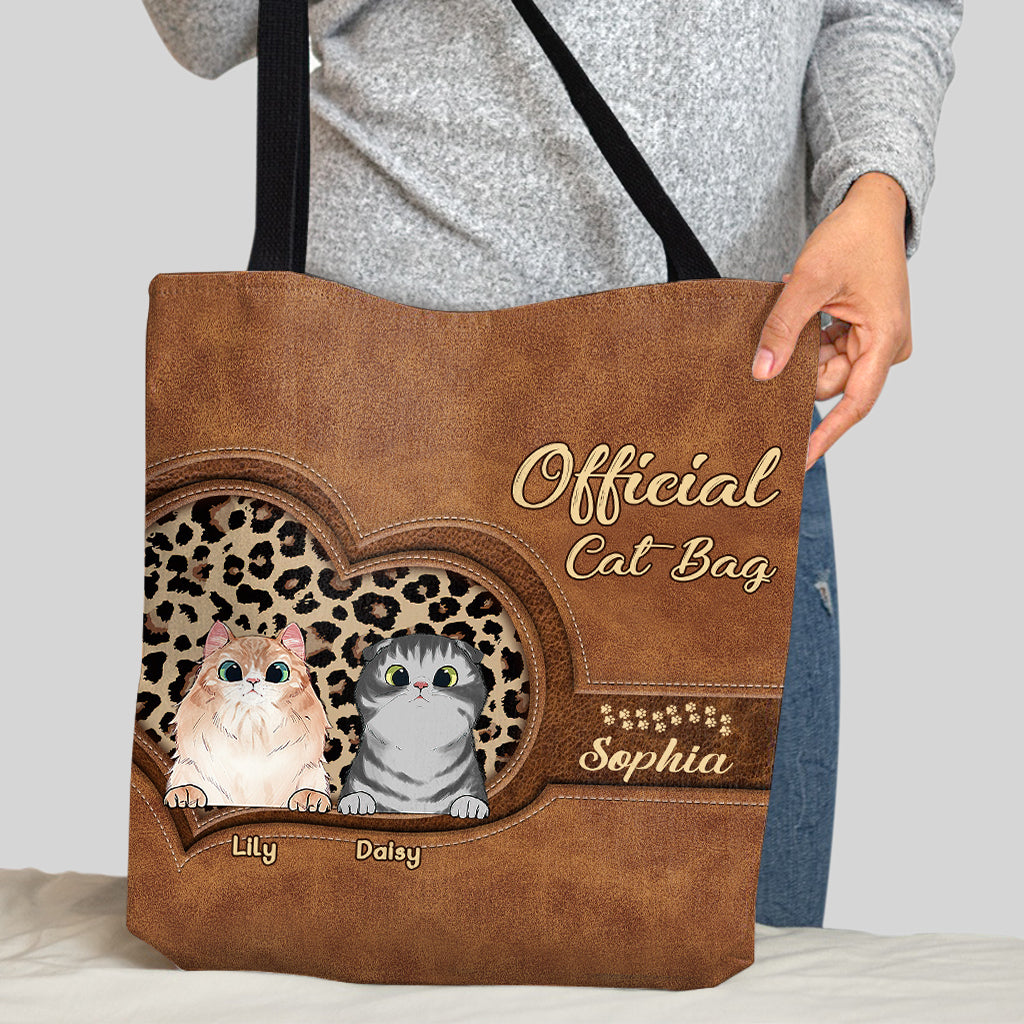Accessoires indispensables pour maman chat - Sac fourre-tout personnalisé pour chat