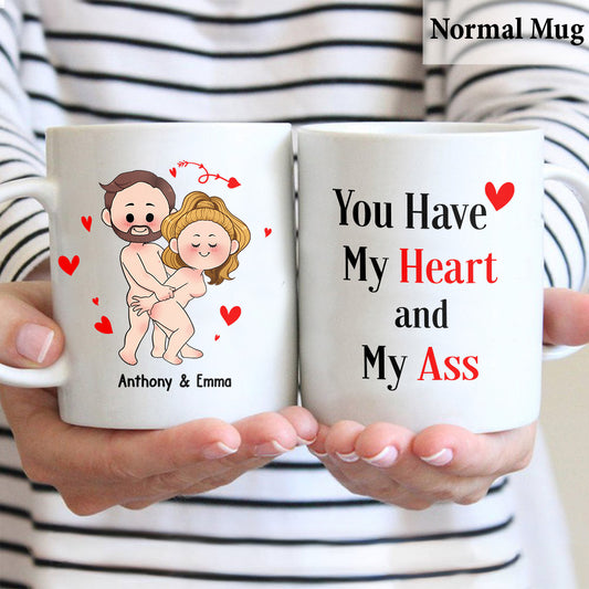 Je veux juste que tu sois heureux - Cadeau pour couple (mari, femme, petit ami, petite amie) - Mug personnalisé