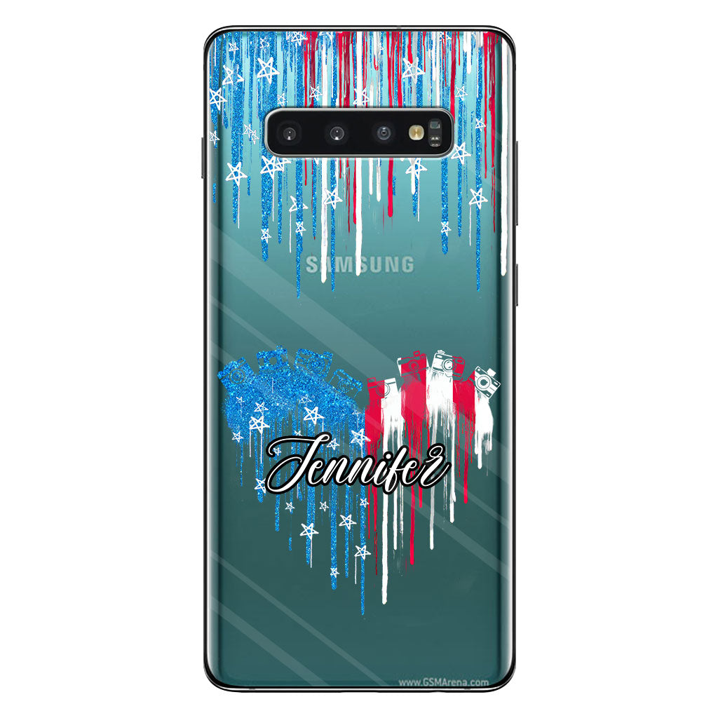 Passion pour la photographie - Coque de téléphone transparente personnalisée avec photo