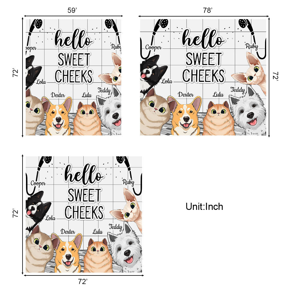 J'ai vu ça - Rideau de douche personnalisé pour chien