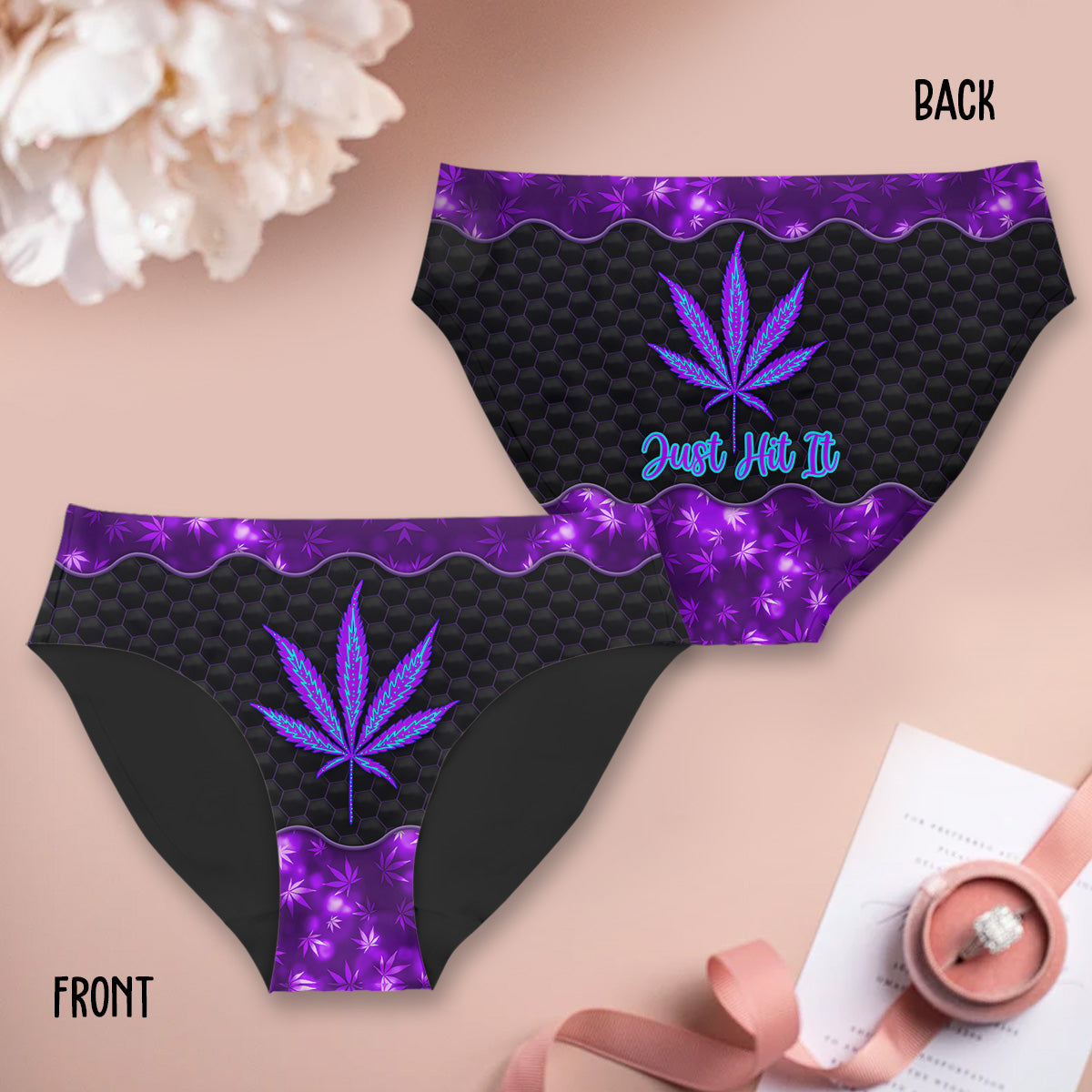 Just Hit It - Culottes pour femmes à l'effigie de cannabis