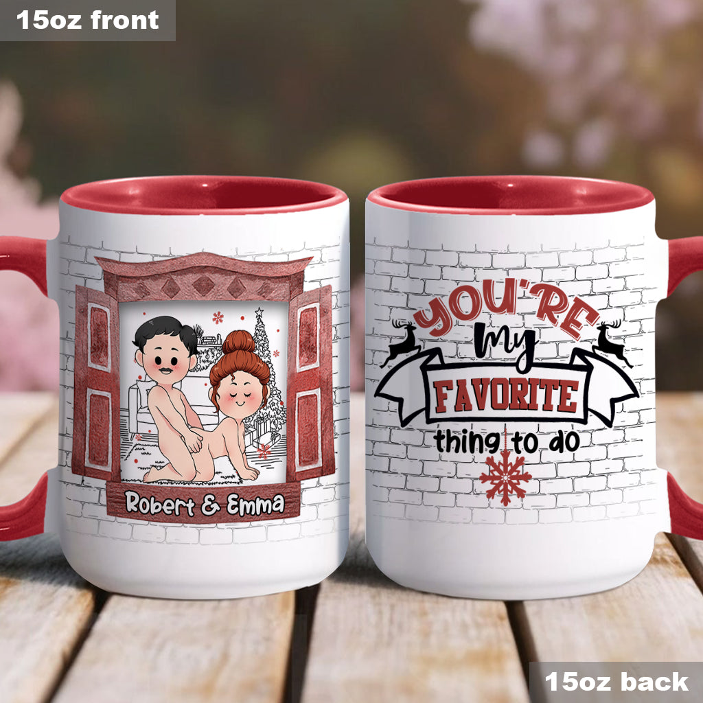 Tout ce que je veux pour Noël, c'est toi - Mug personnalisé pour couple