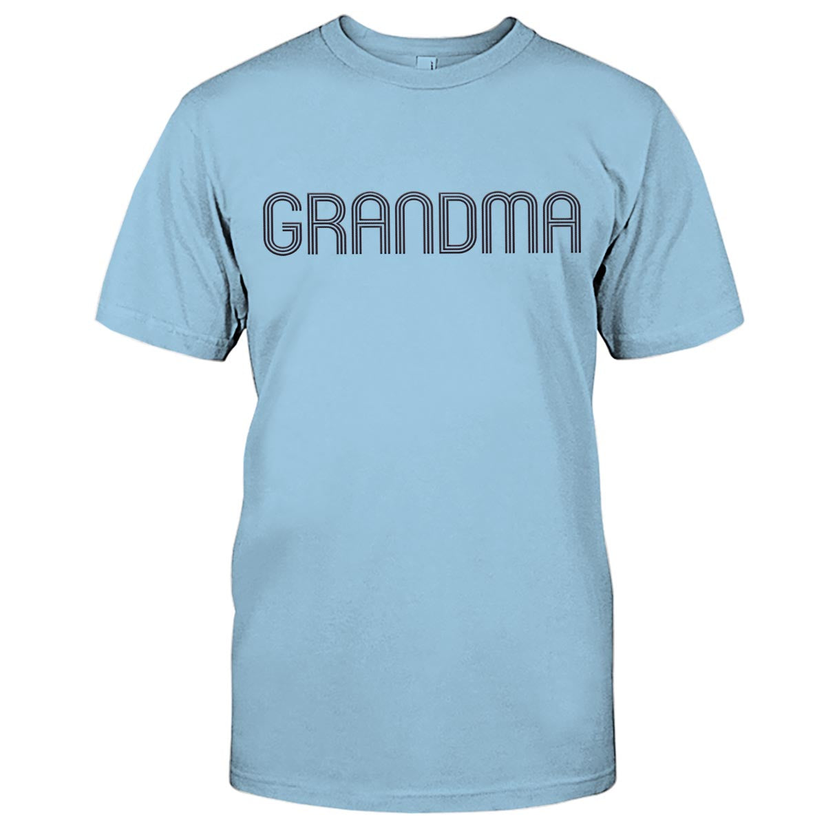 T-shirt brodé personnalisé avec nom pour grand-mère