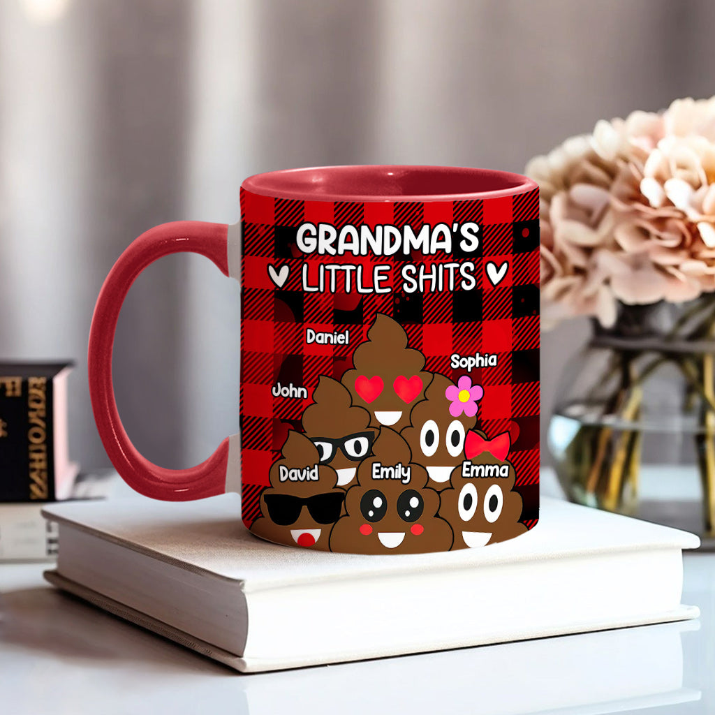 Les petits chéris de grand-mère/grand-père/papa/maman - Mug personnalisé