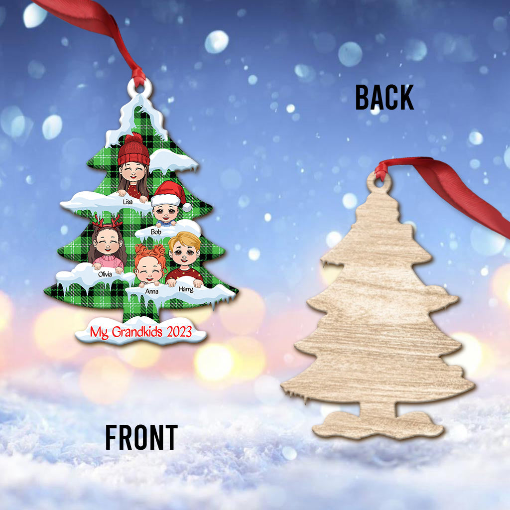 Mes petits-enfants - Ornement personnalisé pour grand-mère