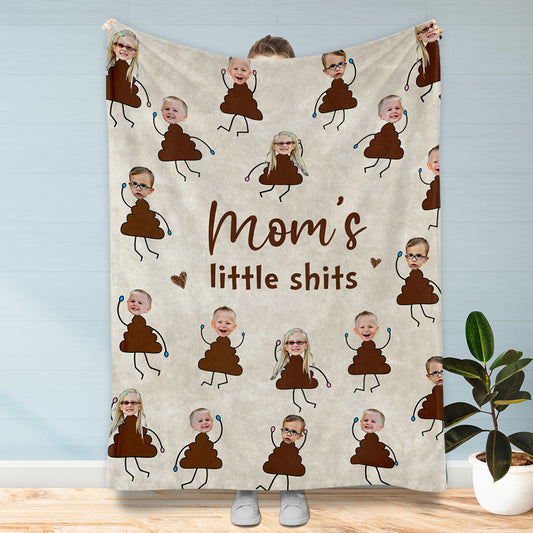 Grandma's Little Cuties - Gift for grandma, mom, dad, grandpa - Personalized Blanket