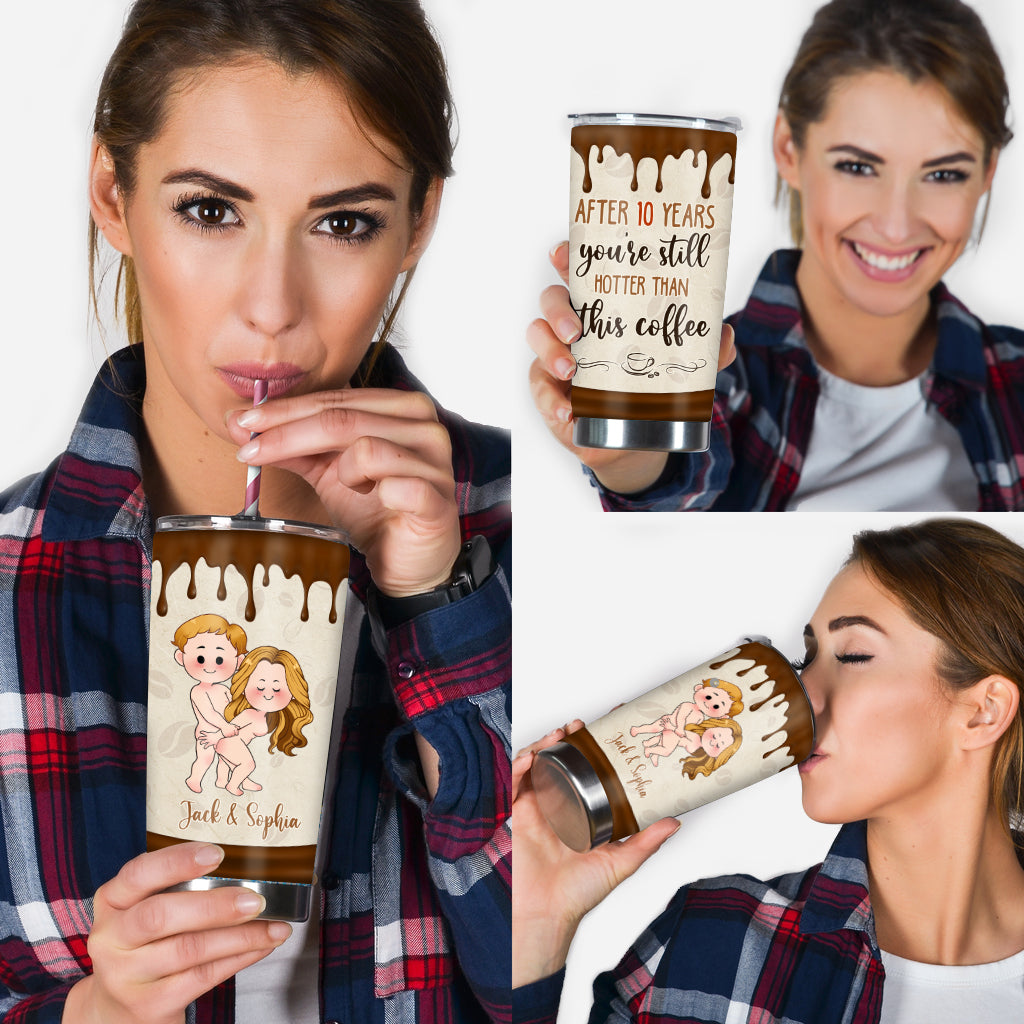 After 10 Years - Personalized Couple Tumbler