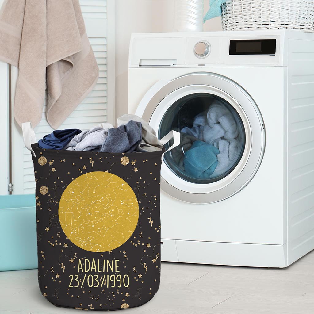 Zodiac Sign - Personalized Horoscope Storage Basket