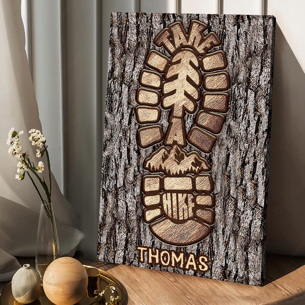 Take A Hike - Personalized Hiking Canvas And Poster