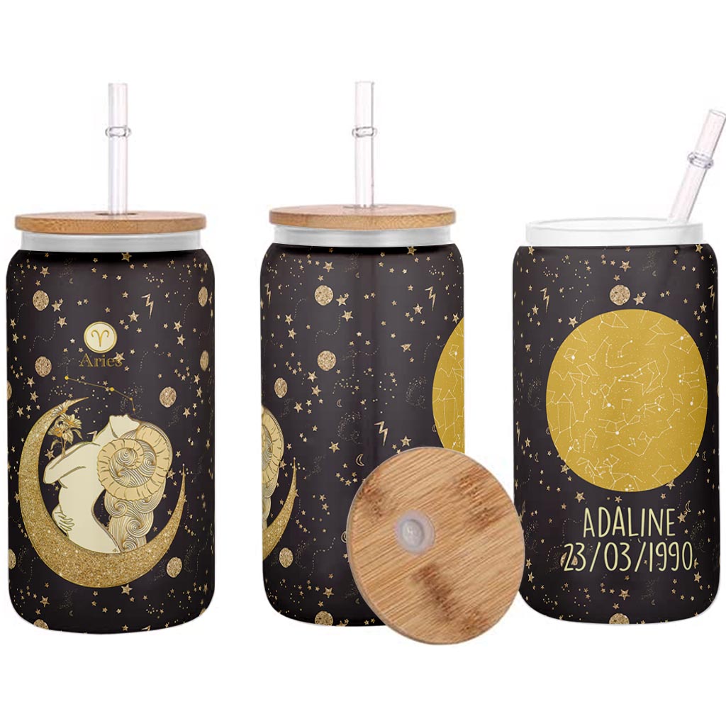 Signe du zodiaque - Horoscope personnalisé en verre