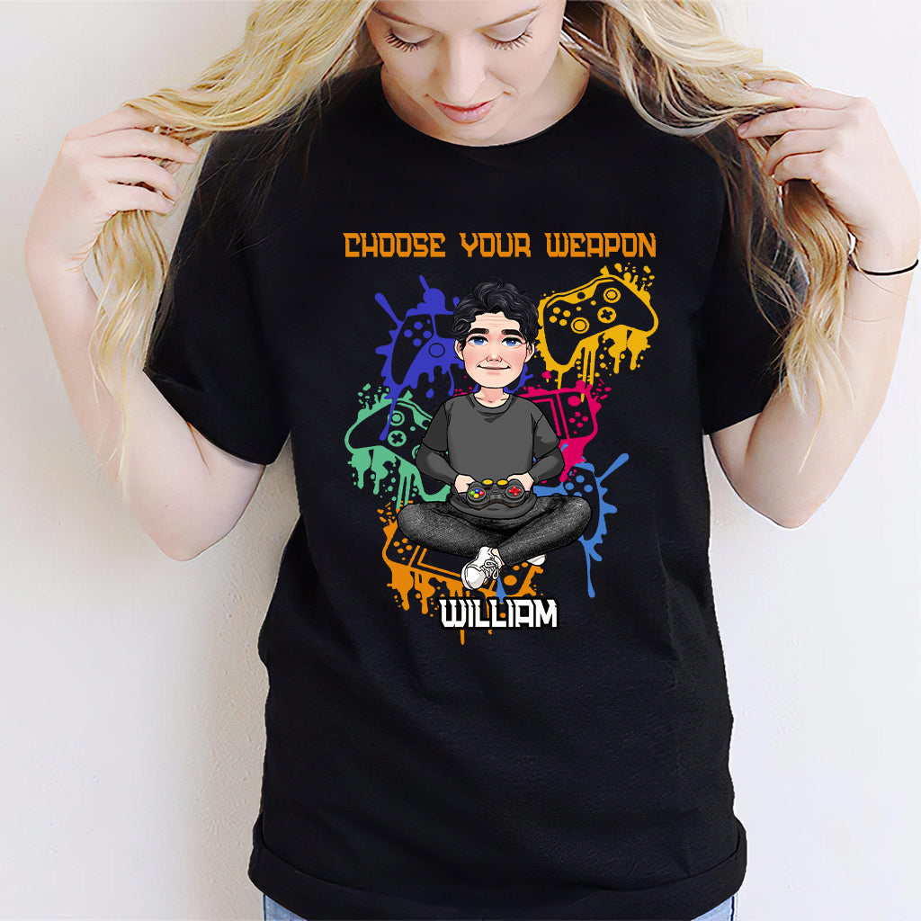 Choisissez votre arme - T-shirt et sweat à capuche personnalisés de jeu vidéo