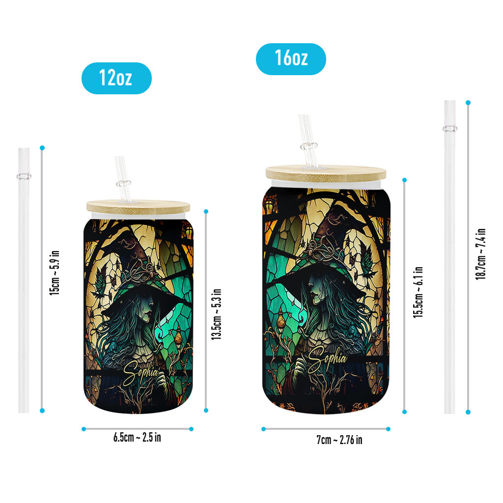 Sorcière mystérieuse - Verre à cocktail personnalisé