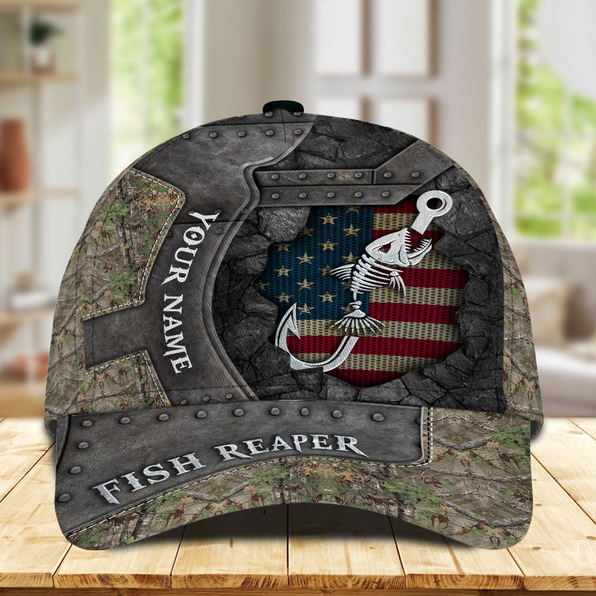 Fish Reaper - Casquette de pêche classique personnalisée