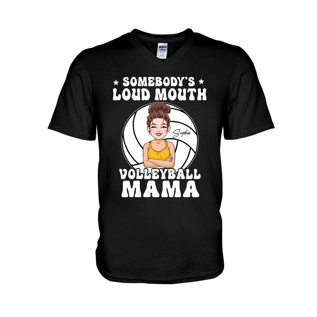 Maman Volleyballeuse à la Grande Gueule - T-shirt et sweat à capuche de volley-ball personnalisés