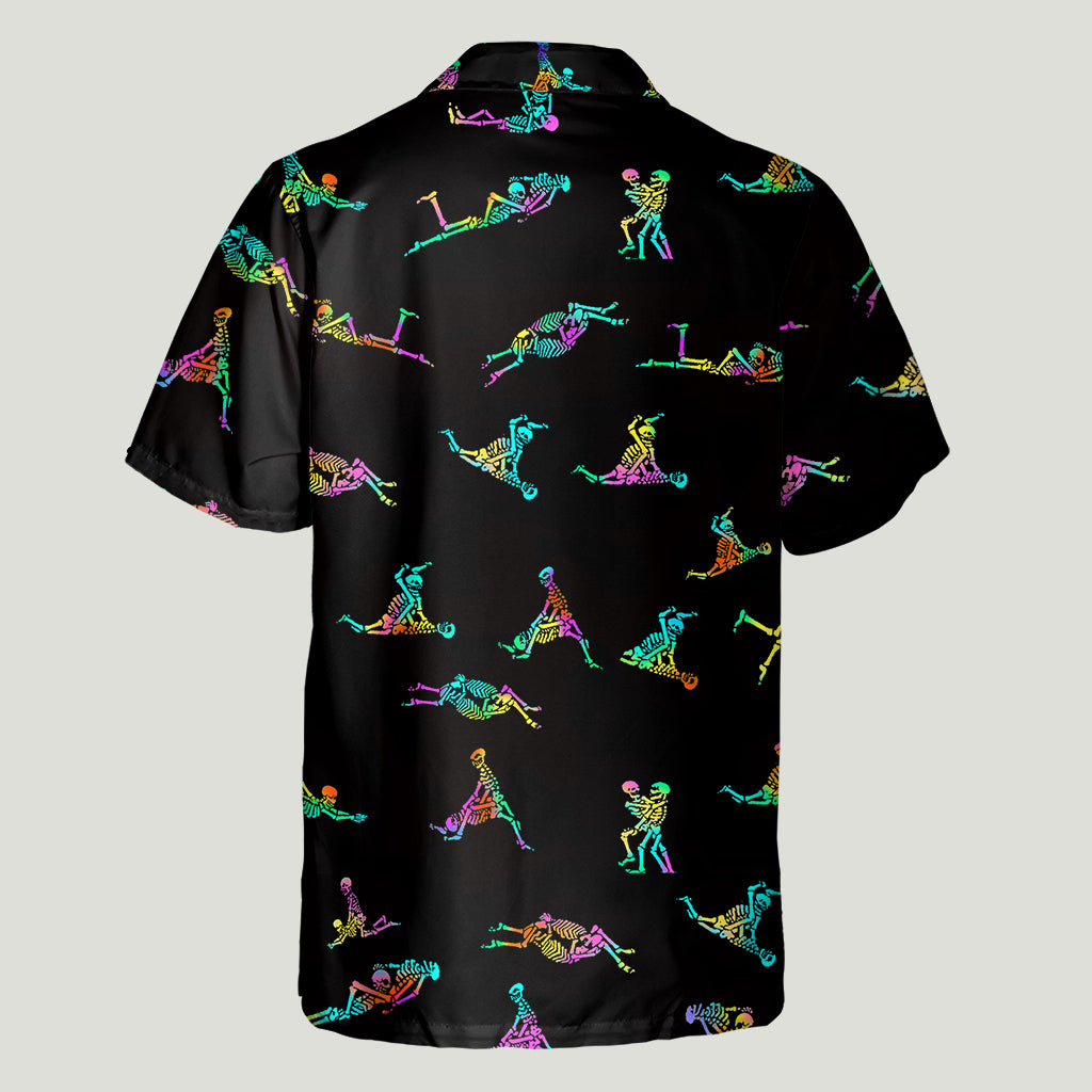 Let's Bone - Chemise hawaïenne personnalisée à tête de mort