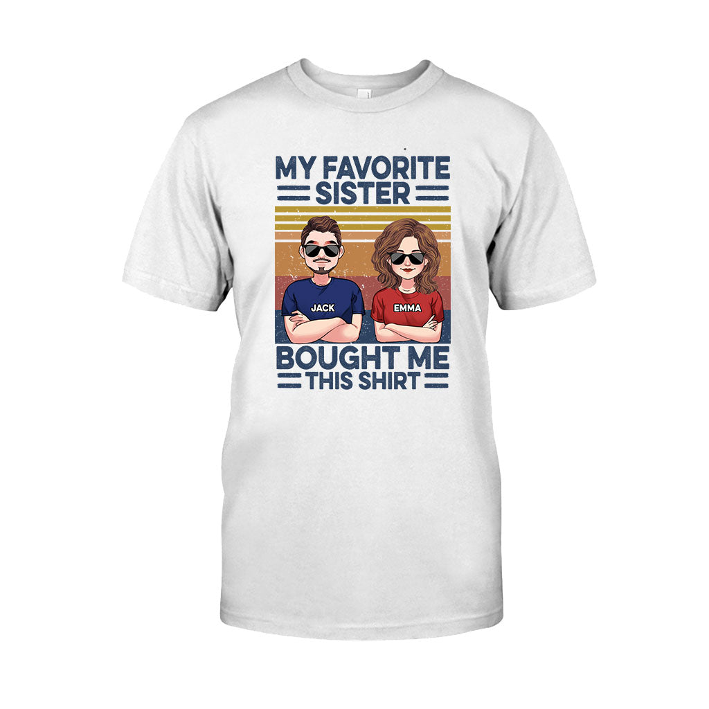 Favorite Sister - Personalized Sibling T-shirt & Hoodie