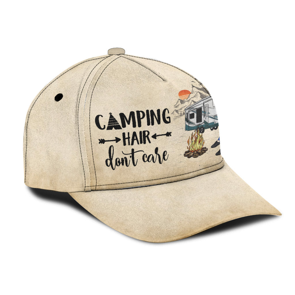 Coiffure de camping, on s'en fiche ! - Casquette de camping classique personnalisée