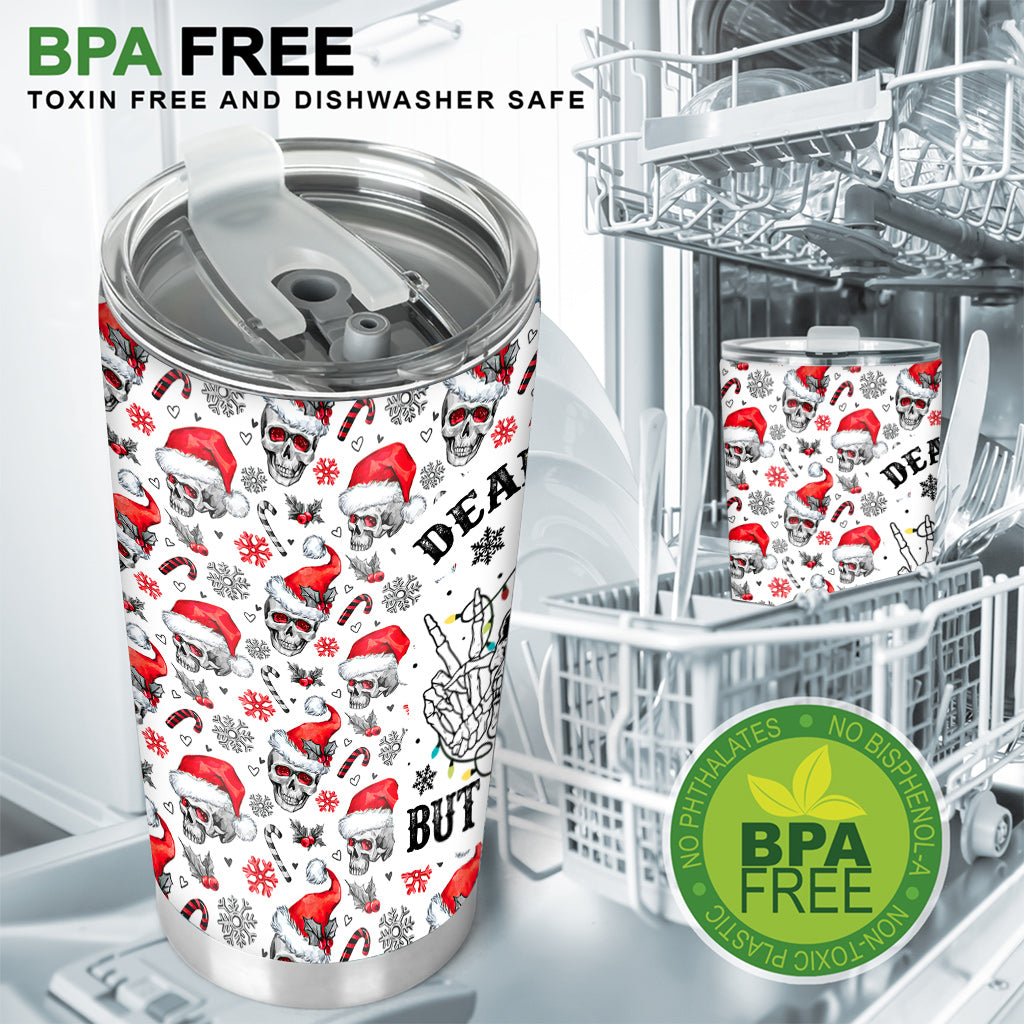 Mort à l'intérieur mais joyeux à souhait - Gobelet personnalisé tête de mort