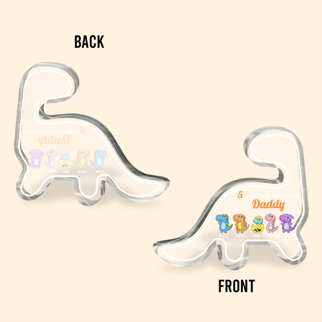 Reasons Why I love Being A Nana - Gift for grandma, mom, aunt, grandpa - Personalized Custom Shaped Acrylic Plaque