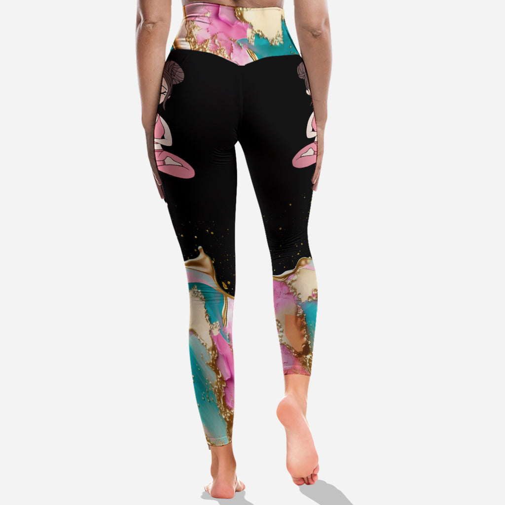 Leggings de yoga personnalisés pour la méditation