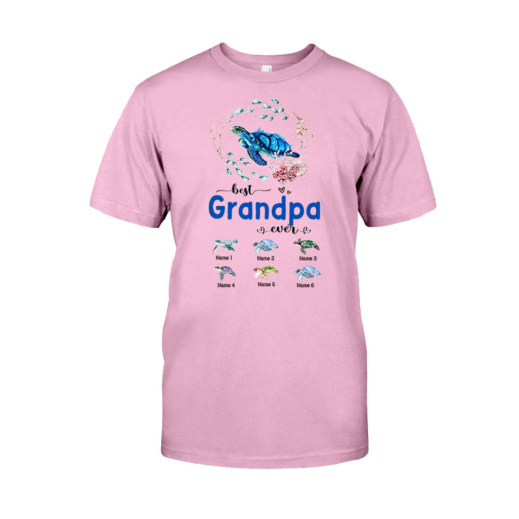 Best Nana Ever - Turtle gift for grandma, grandpa, mom, dad, uncle, aunt - Personalized T-shirt And Hoodie