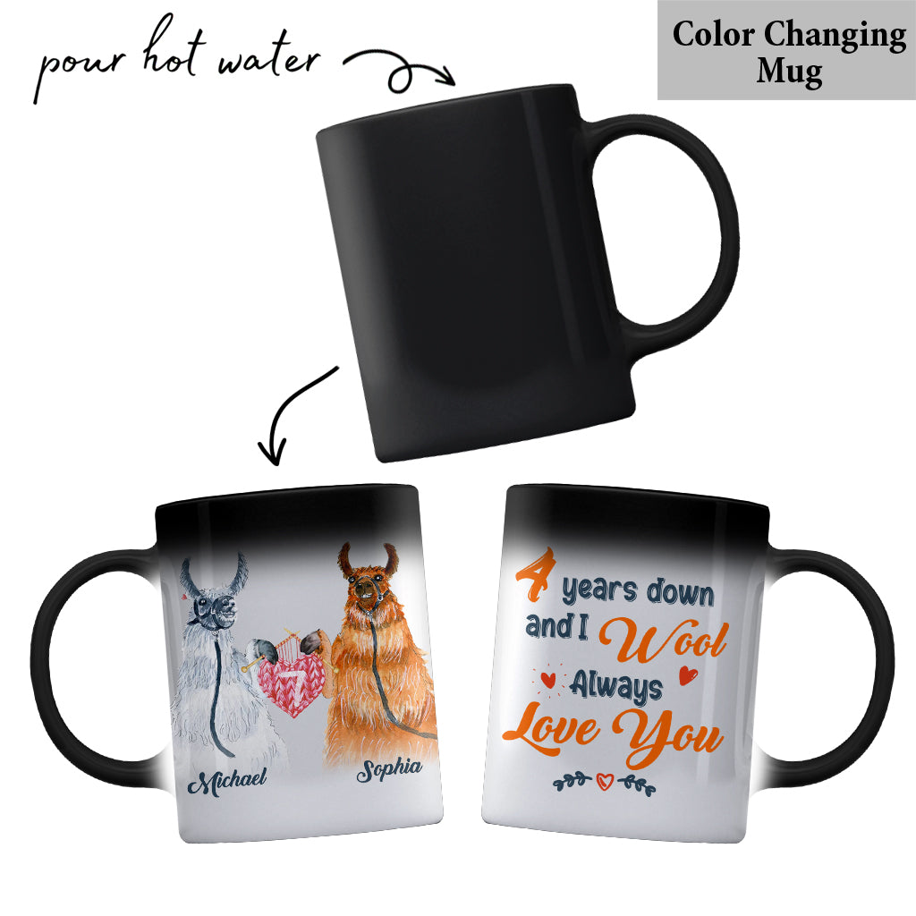 Je t'aimerai toujours - Mug personnalisé pour couple