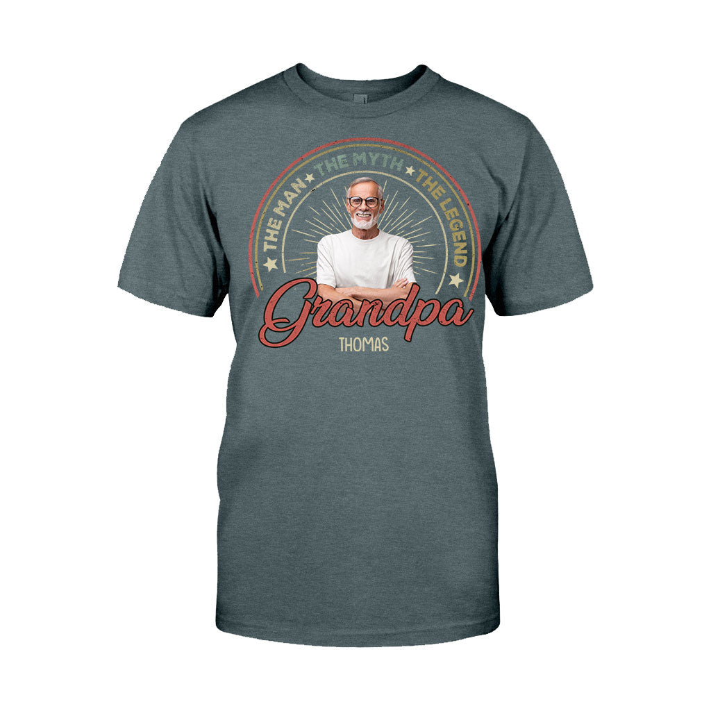 The Man The Myth The Legend - Gift for dad, grandpa - Personalized T-shirt And Hoodie