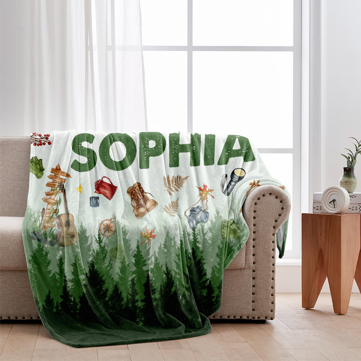 Love Camping - Personalized Camping Blanket