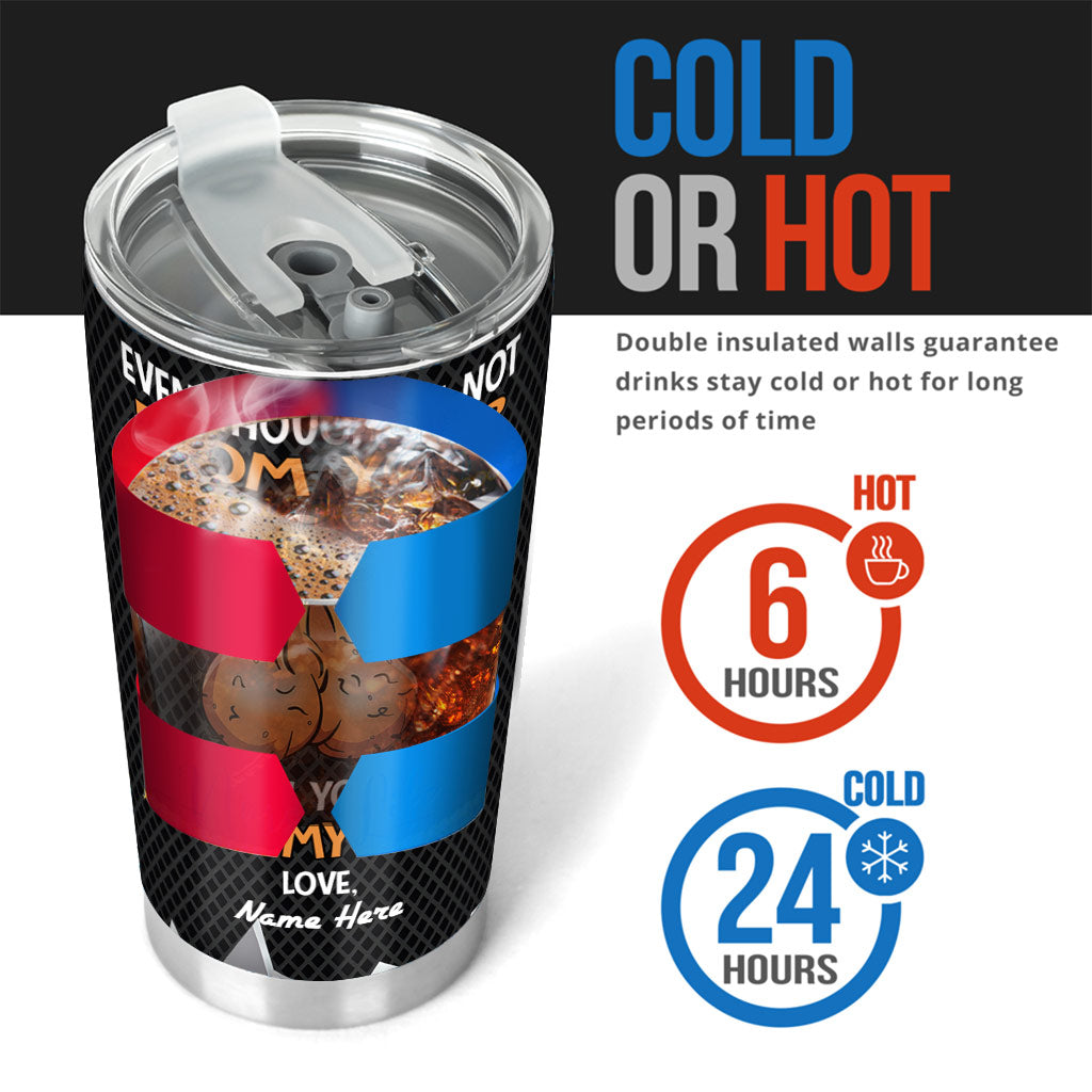 Même si je ne suis pas de ton sang - Gobelet personnalisé pour papa