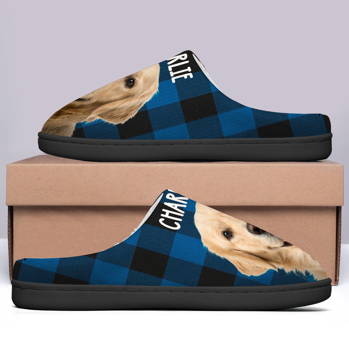 Pantoufles personnalisées pour chien