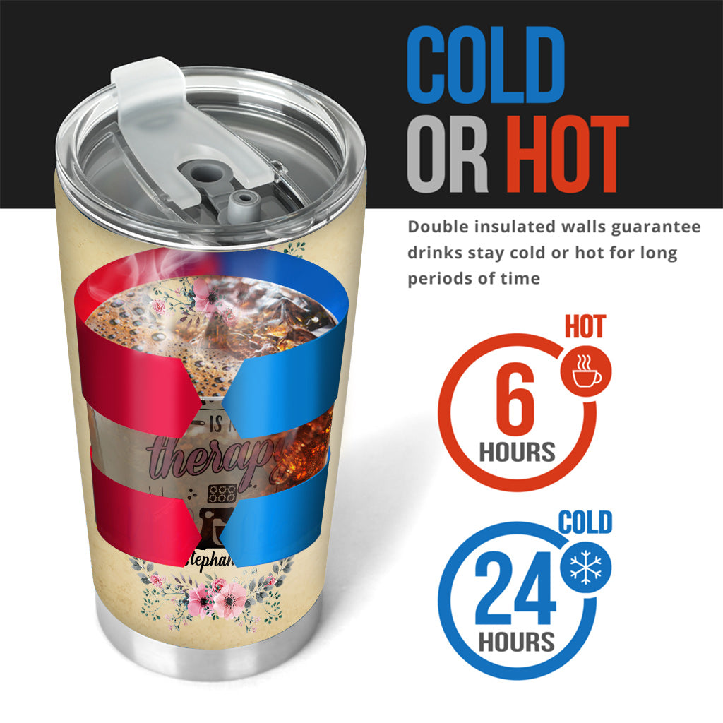 Baking Therapy - Personalized Baking Tumbler