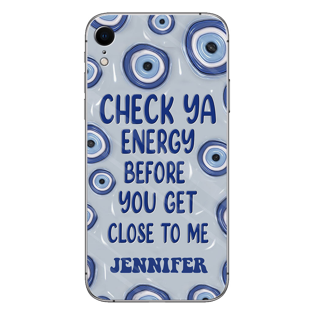 Check Ya Energy - Personalized Witch Phone Case