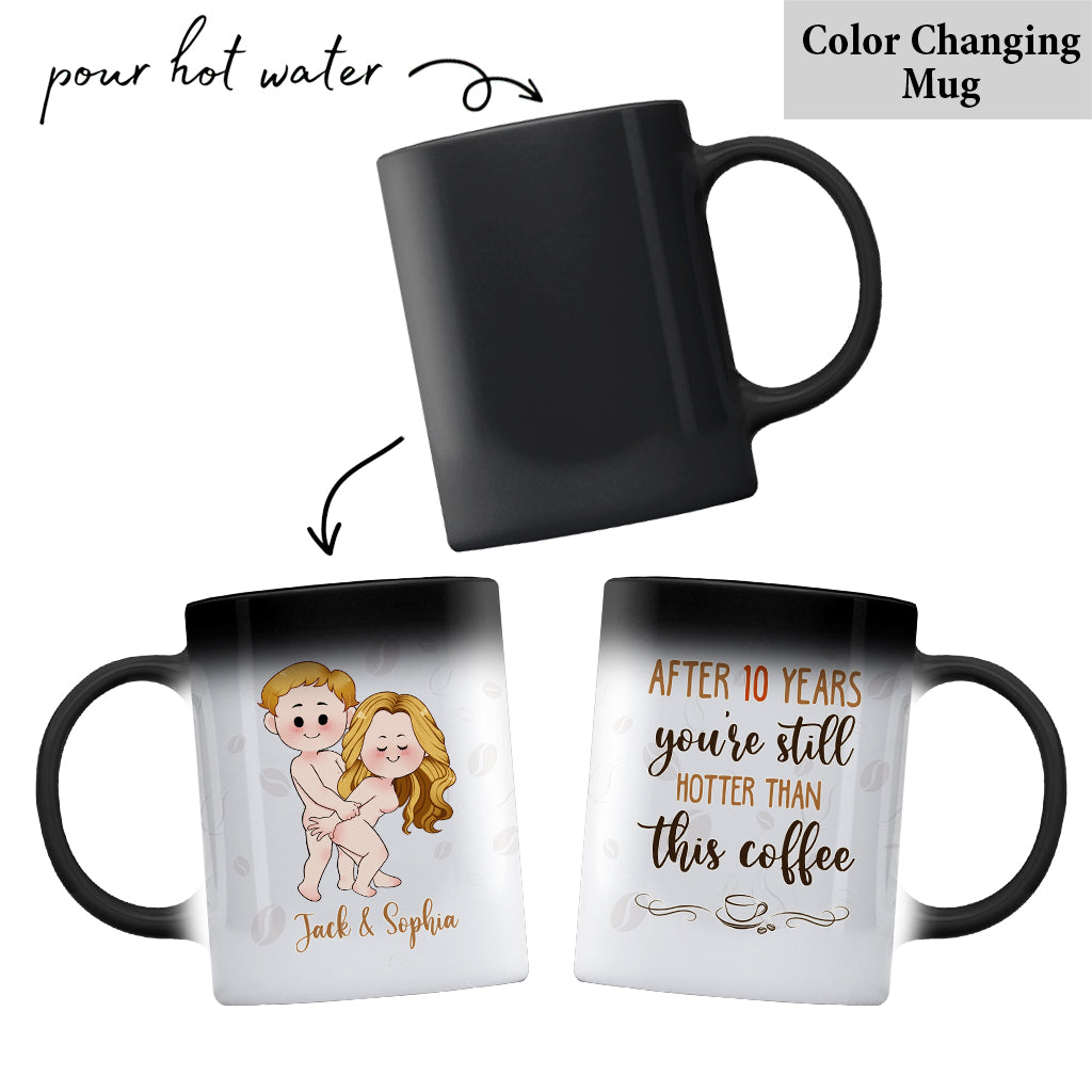 Mug personnalisé pour couple « Après 10 ans »