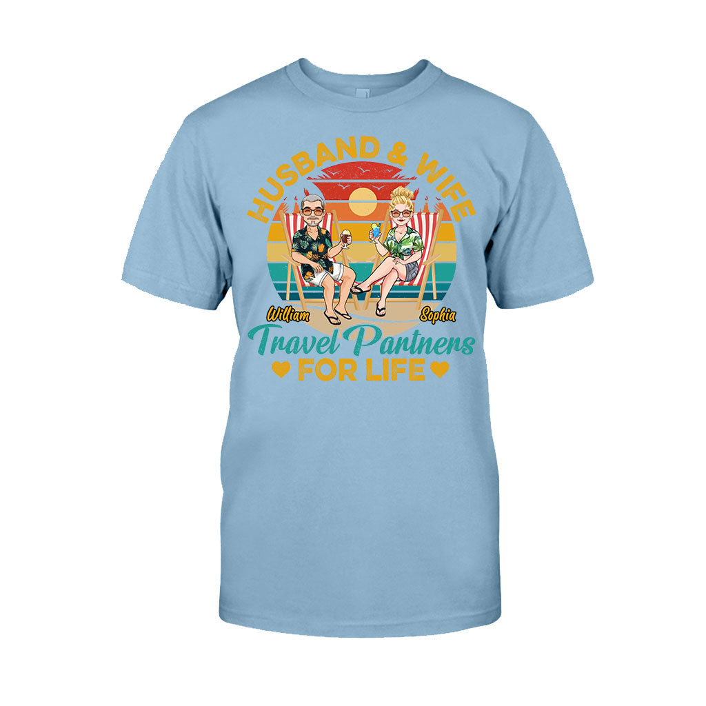 Partenaires de voyage pour la vie - T-shirt et sweat à capuche de voyage personnalisés