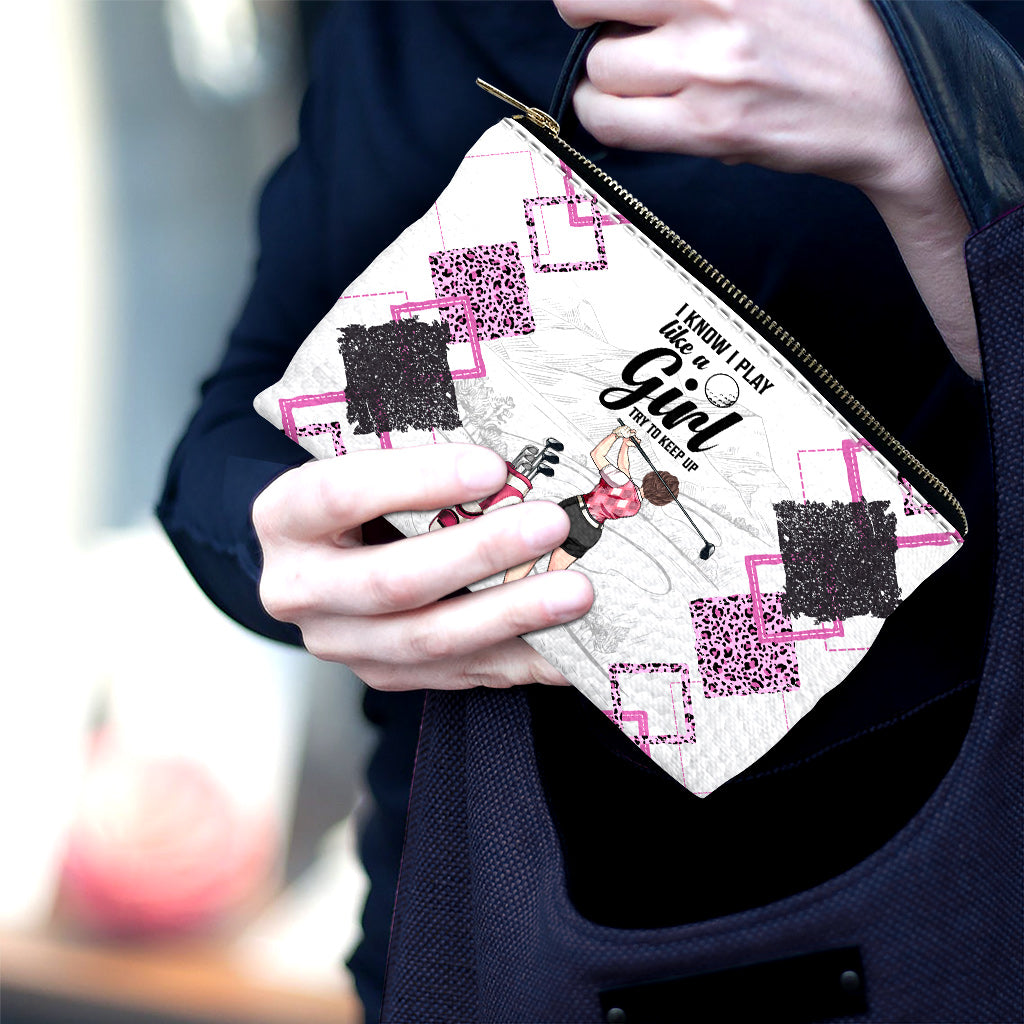 Cours de golf - Cadeau de golf pour elle, petite amie, épouse, fille - Pochette personnalisée