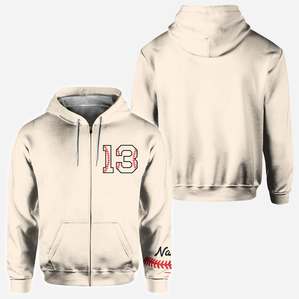 T-shirt personnalisé « À mon époque baseball » - T-shirt intégral baseball