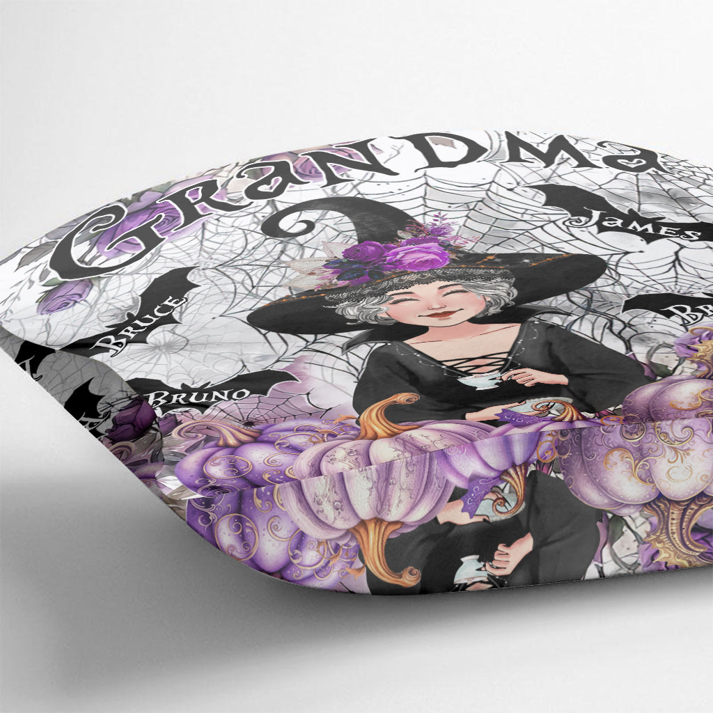 Coussin décoratif personnalisé « Grand-mère Sorcière »