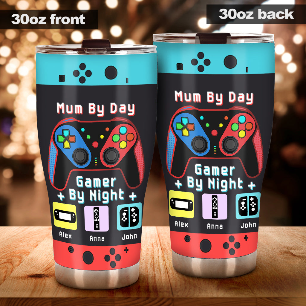 Gamer Dad Like A Regular Dad But Way Cooler - Video Game gift for dad, Gamer - Personalized Tumbler