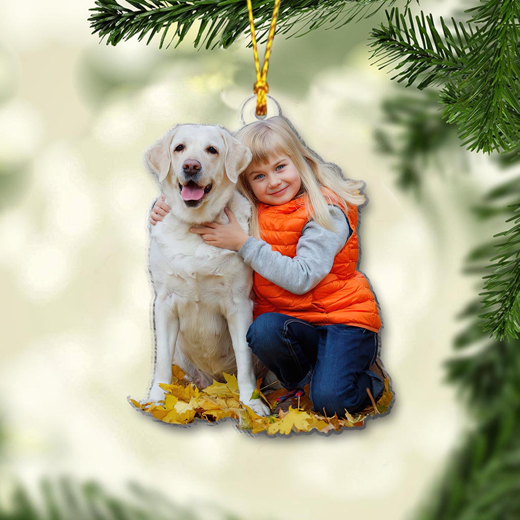 Chiens mignons - Ornement transparent personnalisé pour chien