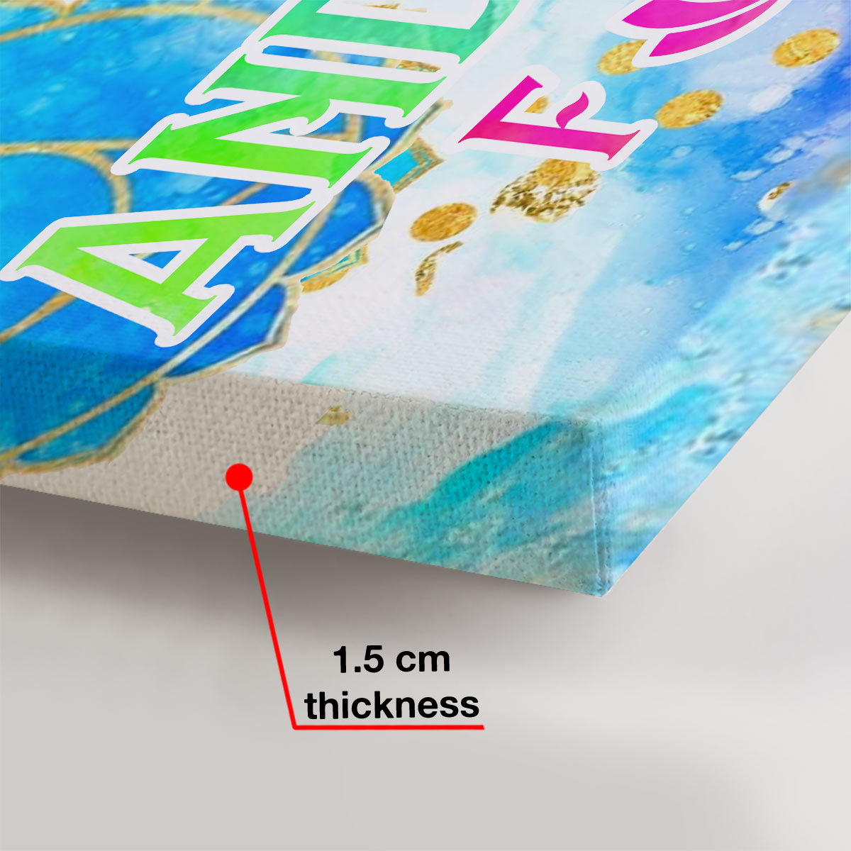 Je suis avant tout paix, amour et lumière - Toile et affiche de yoga personnalisées