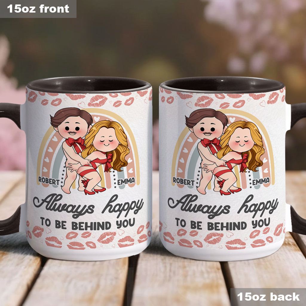 Toujours heureux d'être à vos côtés - Mug personnalisé pour couple